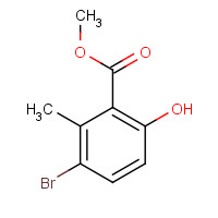 603041-59-4 methyl 3-bromo-6-hydroxy-2-methylbenzoate chemical structure