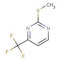136547-20-1 2-methylsulfanyl-4-(trifluoromethyl)pyrimidine chemical structure