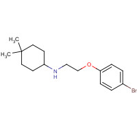 1007581-03-4 N-[2-(4-bromophenoxy)ethyl]-4,4-dimethylcyclohexan-1-amine chemical structure