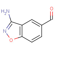 648449-67-6 3-amino-1,2-benzoxazole-5-carbaldehyde chemical structure