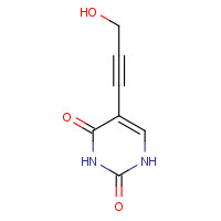 570409-74-4 5-(3-hydroxyprop-1-ynyl)-1H-pyrimidine-2,4-dione chemical structure