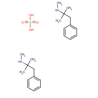 1212-72-2 N,2-dimethyl-1-phenylpropan-2-amine;sulfuric acid chemical structure