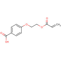 69260-38-4 4-(2-prop-2-enoyloxyethoxy)benzoic acid chemical structure