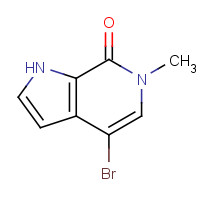 1361481-63-1 4-bromo-6-methyl-1H-pyrrolo[2,3-c]pyridin-7-one chemical structure