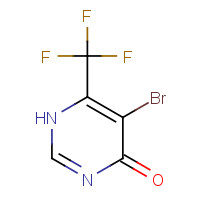126538-81-6 5-bromo-6-(trifluoromethyl)-1H-pyrimidin-4-one chemical structure