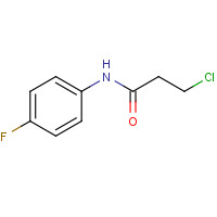 56767-37-4 3-chloro-N-(4-fluorophenyl)propanamide chemical structure