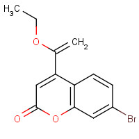 179113-76-9 7-bromo-4-(1-ethoxyethenyl)chromen-2-one chemical structure