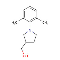 1017444-82-4 [1-(2,6-dimethylphenyl)pyrrolidin-3-yl]methanol chemical structure