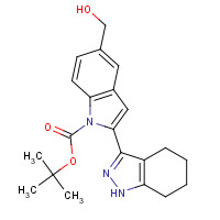 1253976-48-5 tert-butyl 5-(hydroxymethyl)-2-(4,5,6,7-tetrahydro-1H-indazol-3-yl)indole-1-carboxylate chemical structure