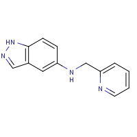 416867-01-1 N-(pyridin-2-ylmethyl)-1H-indazol-5-amine chemical structure