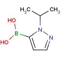 839714-33-9 (2-propan-2-ylpyrazol-3-yl)boronic acid chemical structure