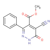 277300-08-0 methyl 5-cyano-6-oxo-3-phenyl-1H-pyridazine-4-carboxylate chemical structure