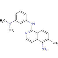 1187967-49-2 1-N-[3-(dimethylamino)phenyl]-6-methylisoquinoline-1,5-diamine chemical structure