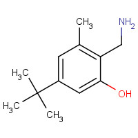 639070-01-2 2-(aminomethyl)-5-tert-butyl-3-methylphenol chemical structure