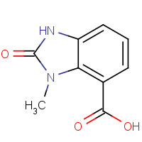 1150102-58-1 3-methyl-2-oxo-1H-benzimidazole-4-carboxylic acid chemical structure