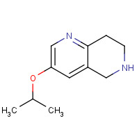 625099-47-0 3-propan-2-yloxy-5,6,7,8-tetrahydro-1,6-naphthyridine chemical structure