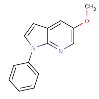 1175015-19-6 5-methoxy-1-phenylpyrrolo[2,3-b]pyridine chemical structure