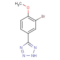 191602-76-3 5-(3-bromo-4-methoxyphenyl)-2H-tetrazole chemical structure