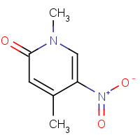 1496547-43-3 1,4-dimethyl-5-nitropyridin-2-one chemical structure