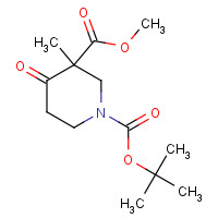 193274-53-2 1-O-tert-butyl 3-O-methyl 3-methyl-4-oxopiperidine-1,3-dicarboxylate chemical structure