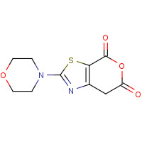 1384053-31-9 2-morpholin-4-yl-7H-pyrano[4,3-d][1,3]thiazole-4,6-dione chemical structure