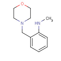 937659-58-0 N-methyl-2-(morpholin-4-ylmethyl)aniline chemical structure