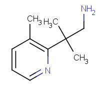 1232432-91-5 2-methyl-2-(3-methylpyridin-2-yl)propan-1-amine chemical structure