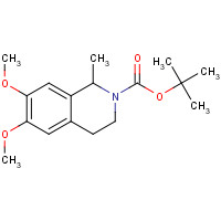 140368-04-3 tert-butyl 6,7-dimethoxy-1-methyl-3,4-dihydro-1H-isoquinoline-2-carboxylate chemical structure