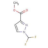1310351-03-1 methyl 1-(difluoromethyl)pyrazole-3-carboxylate chemical structure