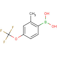 850033-39-5 [2-methyl-4-(trifluoromethoxy)phenyl]boronic acid chemical structure
