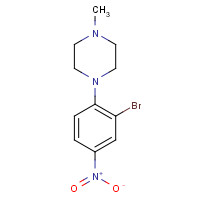 477846-54-1 1-(2-bromo-4-nitrophenyl)-4-methylpiperazine chemical structure
