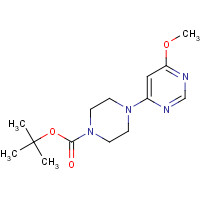 1353954-40-1 tert-butyl 4-(6-methoxypyrimidin-4-yl)piperazine-1-carboxylate chemical structure