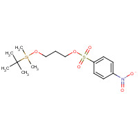 220299-14-9 3-[tert-butyl(dimethyl)silyl]oxypropyl 4-nitrobenzenesulfonate chemical structure