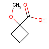 99495-07-5 1-methoxycyclobutane-1-carboxylic acid chemical structure