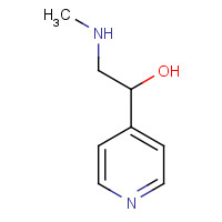 36695-59-7 2-(methylamino)-1-pyridin-4-ylethanol chemical structure