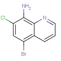 1215767-85-3 5-bromo-7-chloroquinolin-8-amine chemical structure