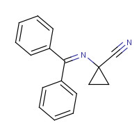 89985-88-6 1-(benzhydrylideneamino)cyclopropane-1-carbonitrile chemical structure