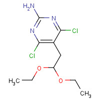 97570-32-6 4,6-dichloro-5-(2,2-diethoxyethyl)pyrimidin-2-amine chemical structure