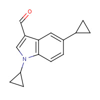 1350760-59-6 1,5-dicyclopropylindole-3-carbaldehyde chemical structure