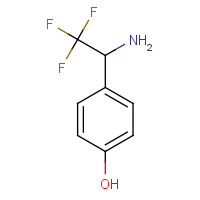 294175-07-8 4-(1-amino-2,2,2-trifluoroethyl)phenol chemical structure