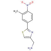 885280-61-5 [2-(3-methyl-4-nitrophenyl)-1,3-thiazol-4-yl]methanamine chemical structure
