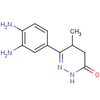 74150-02-0 3-(3,4-diaminophenyl)-4-methyl-4,5-dihydro-1H-pyridazin-6-one chemical structure