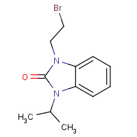 1254273-23-8 1-(2-bromoethyl)-3-propan-2-ylbenzimidazol-2-one chemical structure