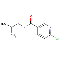 585544-25-8 6-chloro-N-(2-methylpropyl)pyridine-3-carboxamide chemical structure
