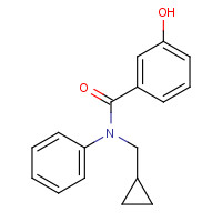 1429320-56-8 N-(cyclopropylmethyl)-3-hydroxy-N-phenylbenzamide chemical structure