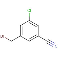 1021871-36-2 3-(bromomethyl)-5-chlorobenzonitrile chemical structure