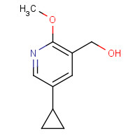 888499-97-6 (5-cyclopropyl-2-methoxypyridin-3-yl)methanol chemical structure