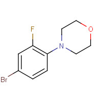 513068-89-8 4-(4-bromo-2-fluorophenyl)morpholine chemical structure