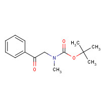 77184-10-2 tert-butyl N-methyl-N-phenacylcarbamate chemical structure