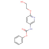 1419604-17-3 phenyl N-[6-(2-hydroxyethoxy)pyridin-3-yl]carbamate chemical structure